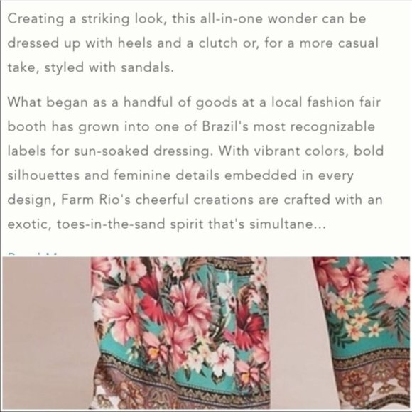 FARM Rio Green Patterned Jumpsuit - Picture 3 of 7